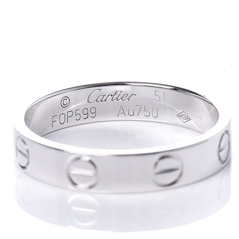 white gold cartier ring|white gold cartier wedding band.